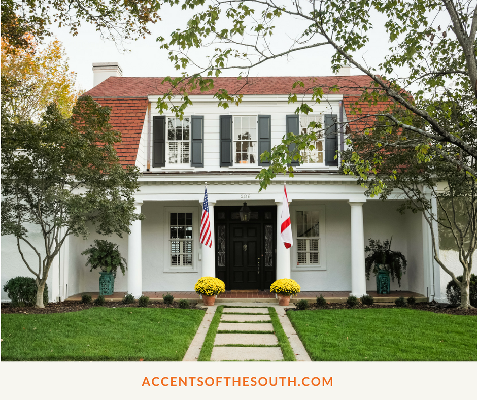 Accents of the South by Beverly Farrington Historical Home Renovation Exterior