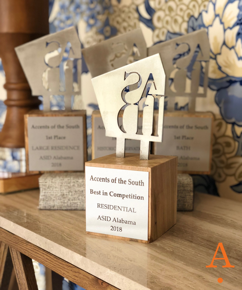 Accents of the South by Beverly Farrington - Huntsville Interior Design - Accents-of-the-South-Huntsville-Alabama-Design-Awards Design Excellence Awards 2018 %
