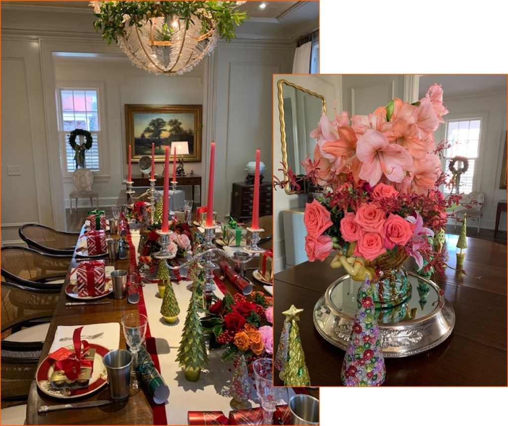 Accents of the South by Beverly Farrington - Huntsville Interior Design - Christmas-1024x859 Dining Room Tour %